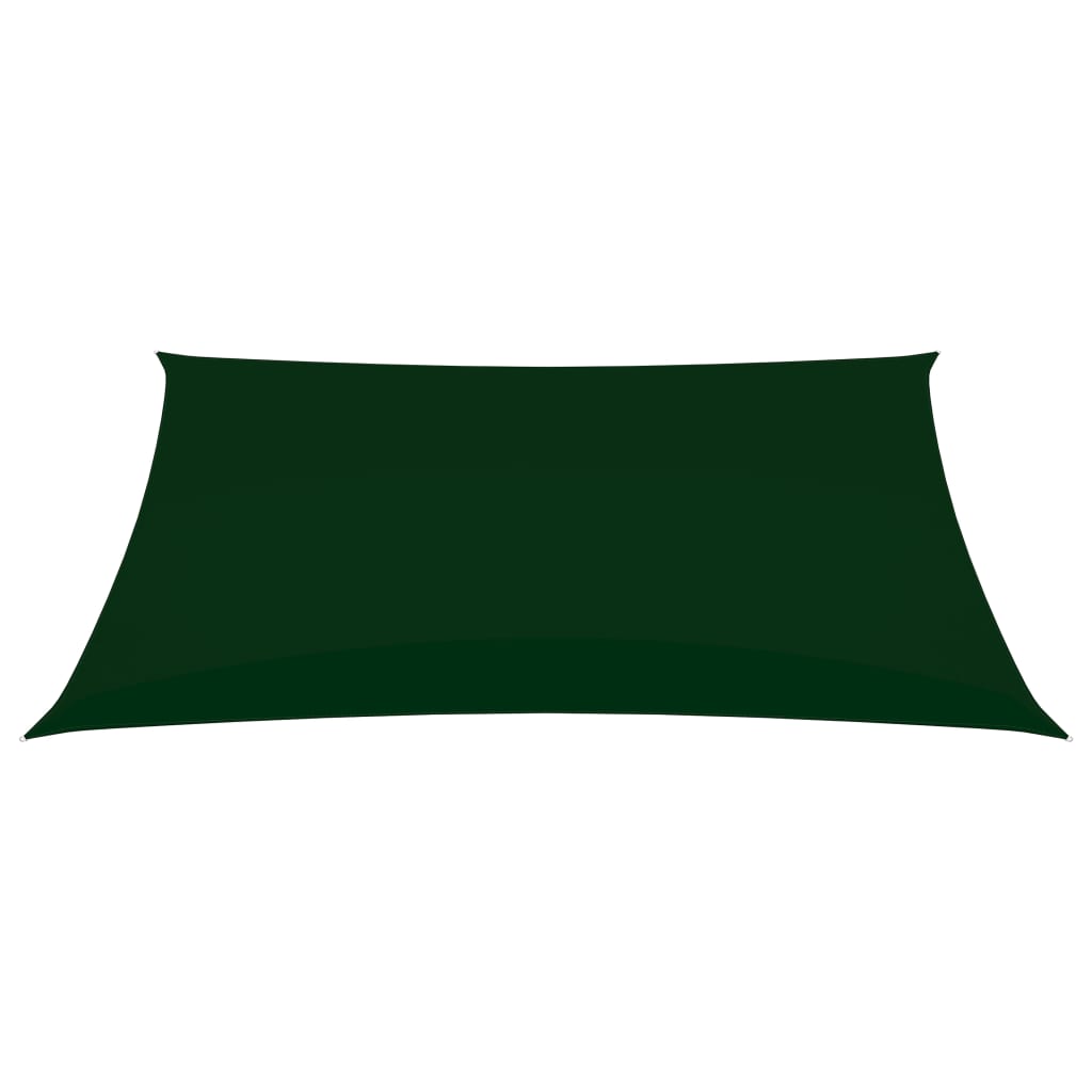 Sunshade Sail Oxford Fabric Rectangular 2x4.5 m Dark Green