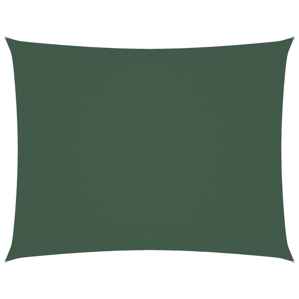 Sunshade Sail Oxford Fabric Rectangular 3x4 m Dark Green