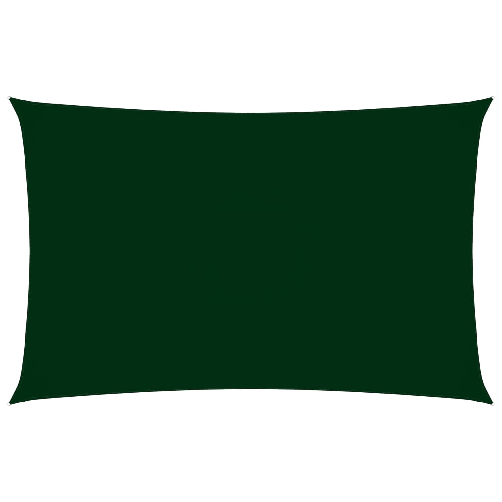 Sunshade Sail Oxford Fabric Rectangular 3x6 m Dark Green