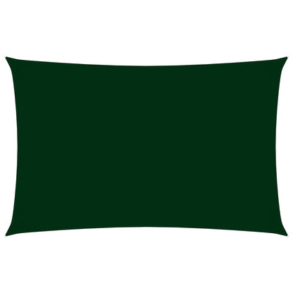 Sunshade Sail Oxford Fabric Rectangular 3x6 m Dark Green