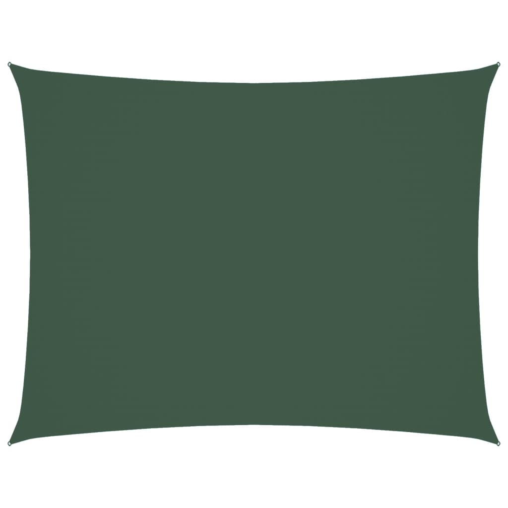 Sunshade Sail Oxford Fabric Rectangular 3.5x4.5 m Dark Green