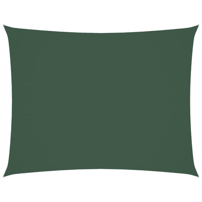 Sunshade Sail Oxford Fabric Rectangular 3.5x4.5 m Dark Green