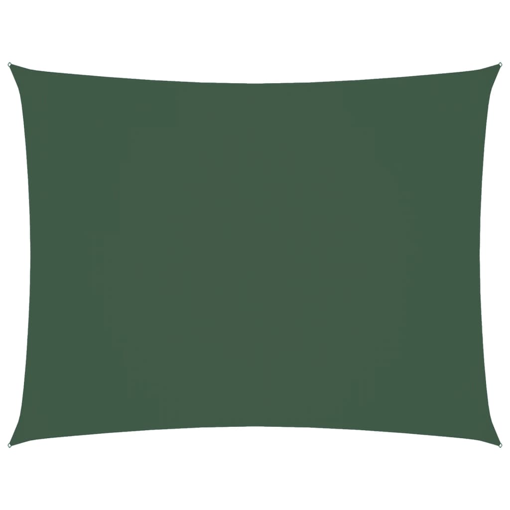 Sunshade Sail Oxford Fabric Rectangular 3.5x5 m Dark Green