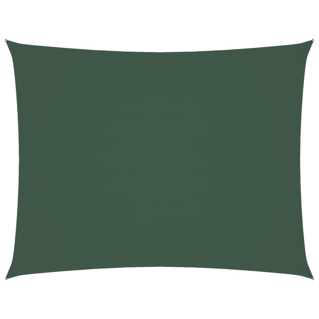 Sunshade Sail Oxford Fabric Rectangular 4x5 m Dark Green