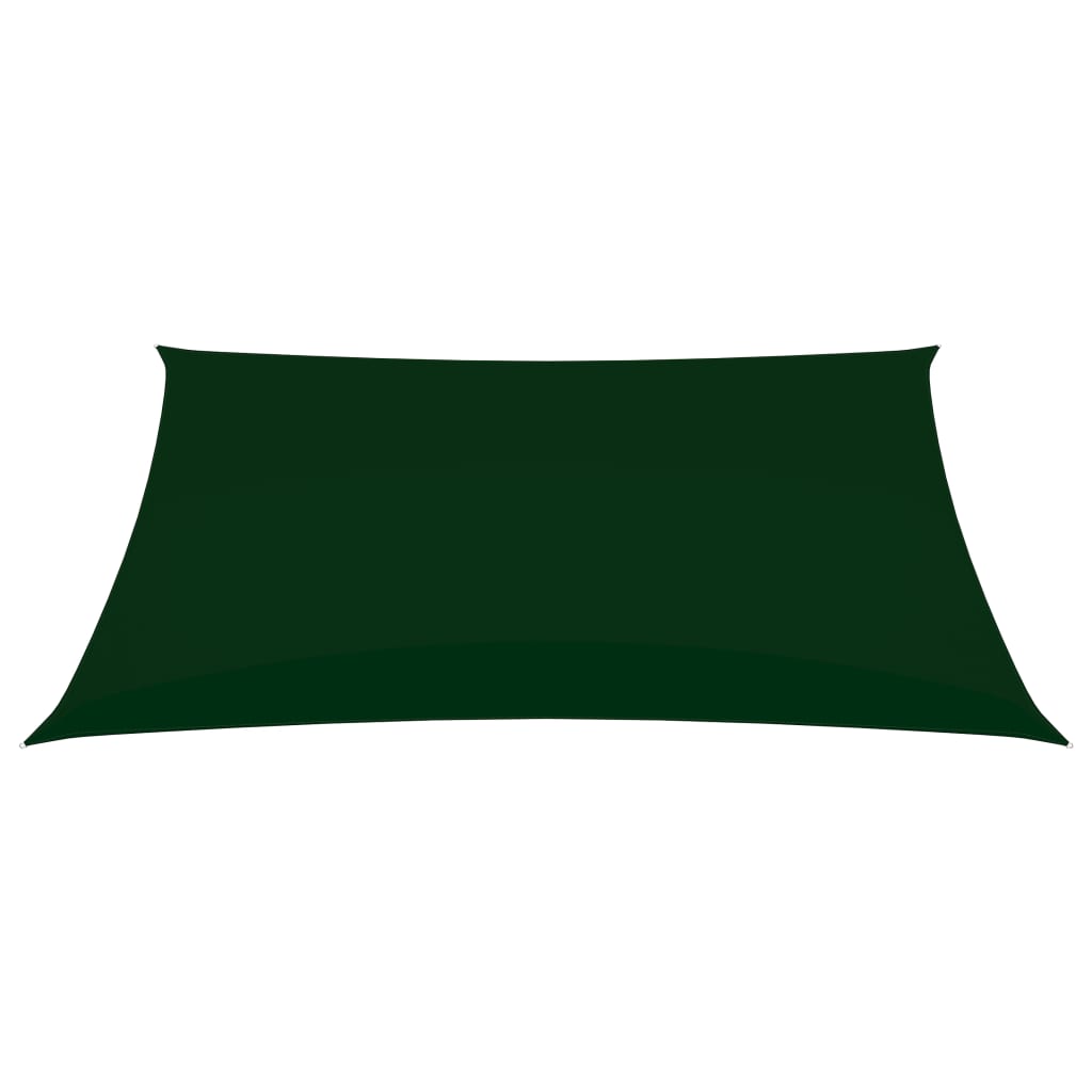 Sunshade Sail Oxford Fabric Rectangular 4x5 m Dark Green