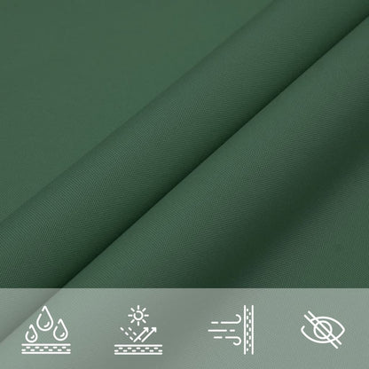 Sunshade Sail Oxford Fabric Rectangular 4x7 m Dark Green