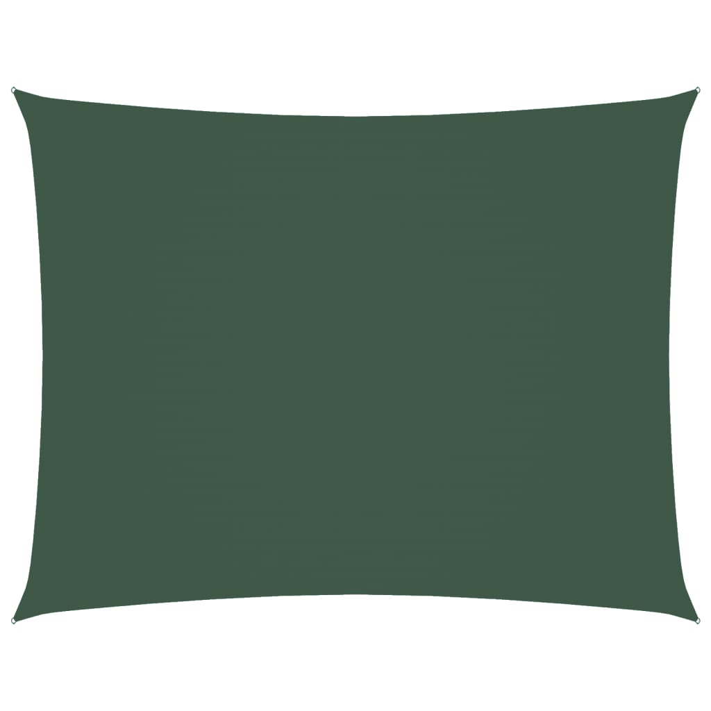 Sunshade Sail Oxford Fabric Rectangular 5x7 m Dark Green