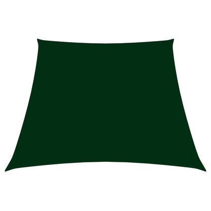 Sunshade Sail Oxford Fabric Trapezium 2/4x3 m Dark Green