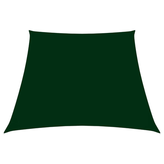 Sunshade Sail Oxford Fabric Trapezium 2/4x3 m Dark Green