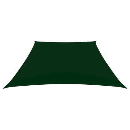 Sunshade Sail Oxford Fabric Trapezium 2/4x3 m Dark Green