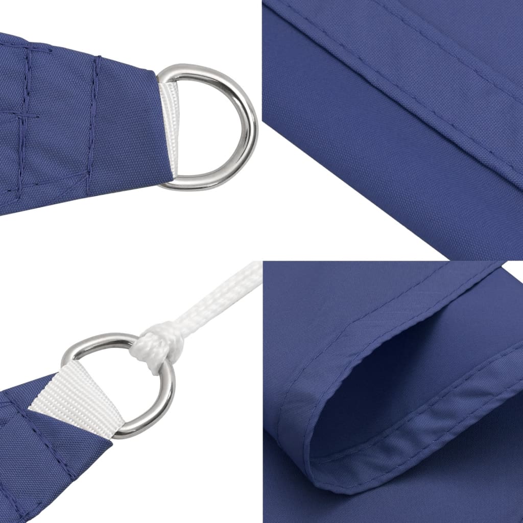 Sunshade Sail Oxford Fabric Square 3x3 m Blue