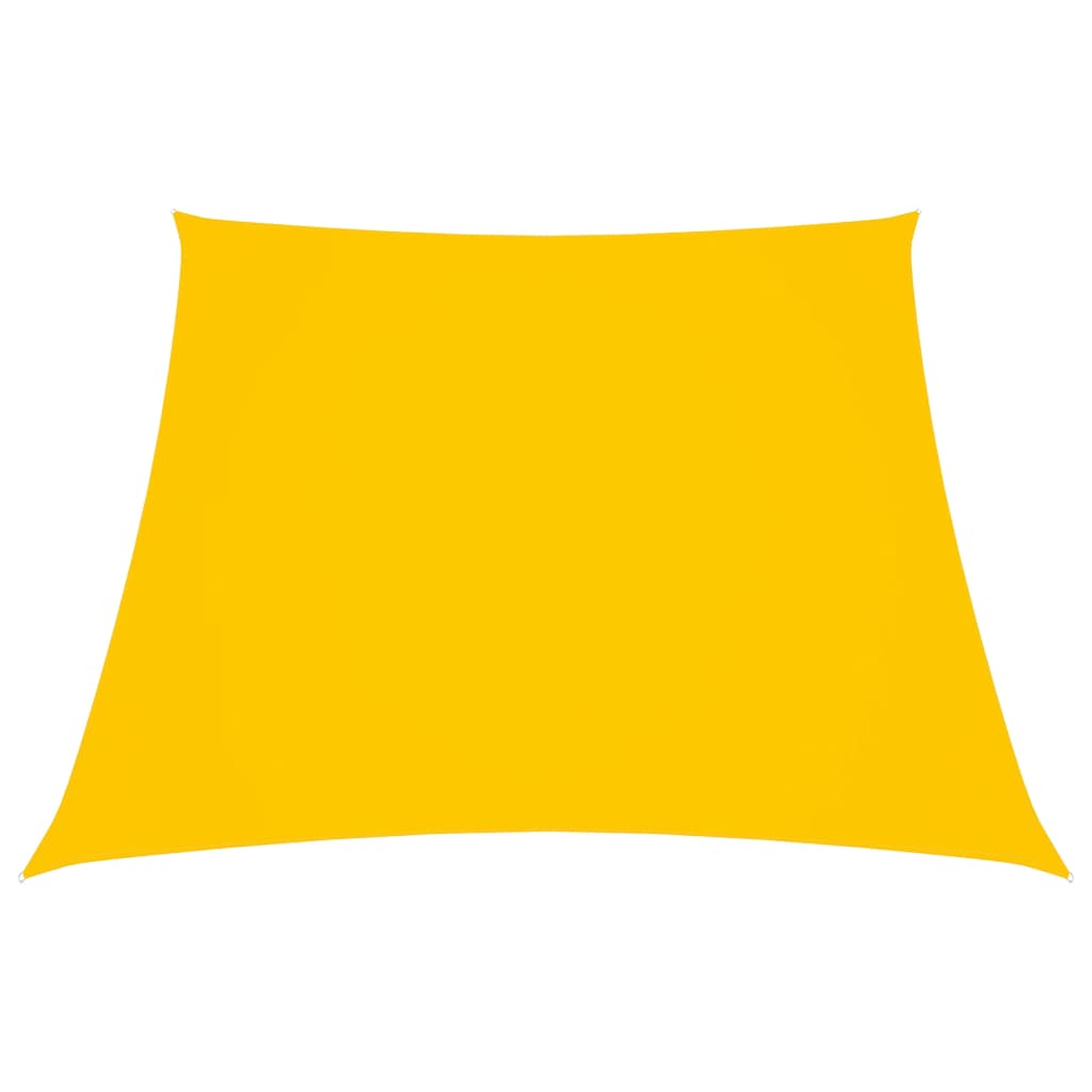 Sunshade Sail Oxford Fabric Trapezium 2/4x3 m Yellow