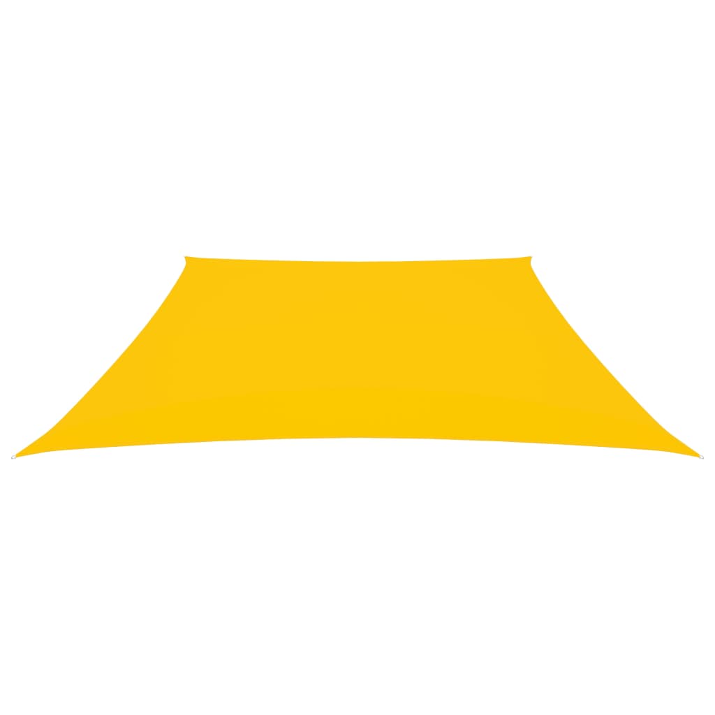 Sunshade Sail Oxford Fabric Trapezium 2/4x3 m Yellow