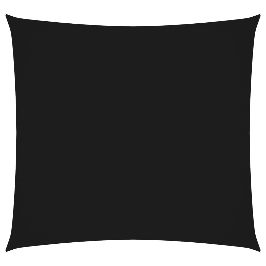 Sunshade Sail Oxford Fabric Square 7x7 m Black