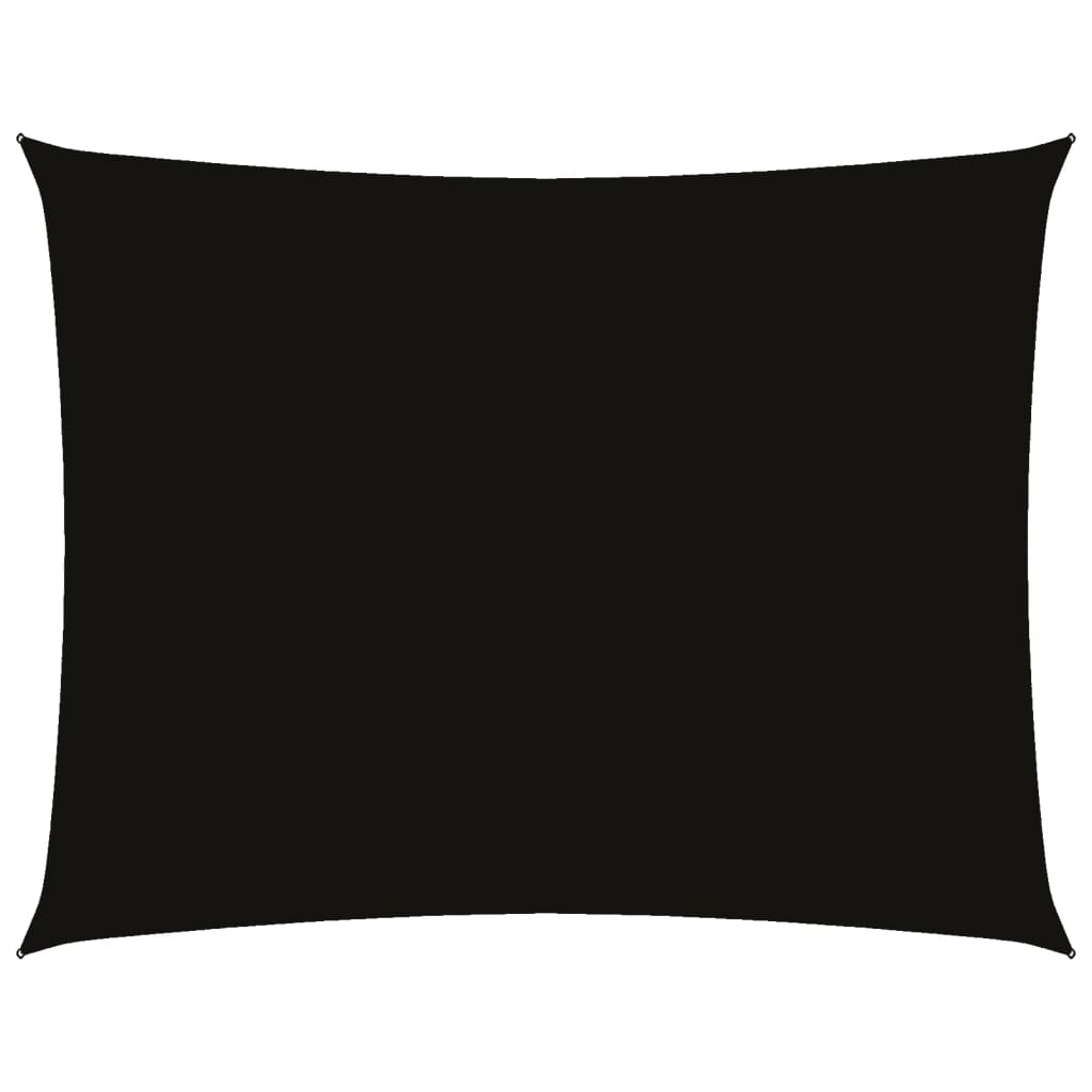 Sunshade Sail Oxford Fabric Rectangular 2x3.5 m Black