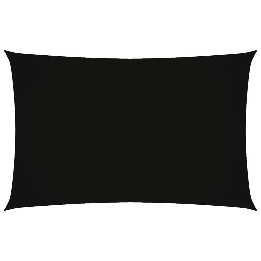 Sunshade Sail Oxford Fabric Rectangular 2x5 m Black