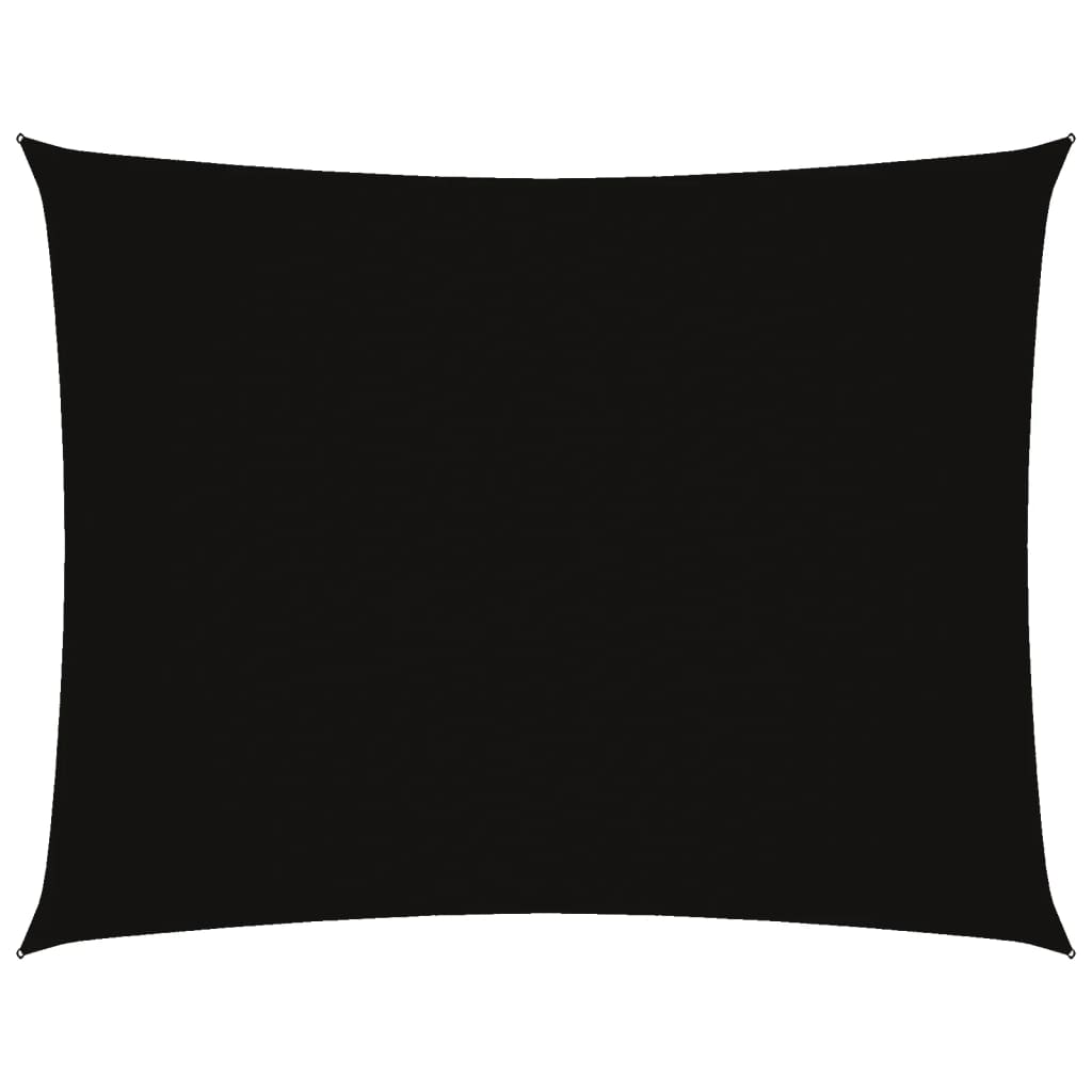 Sunshade Sail Oxford Fabric Rectangular 3x4 m Black