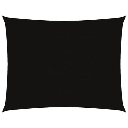 Sunshade Sail Oxford Fabric Rectangular 3x4 m Black