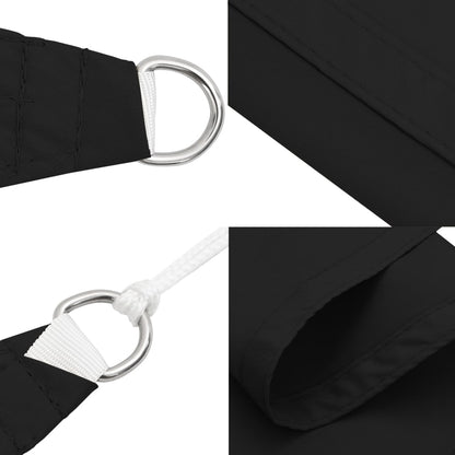 Sunshade Sail Oxford Fabric Rectangular 3x4 m Black