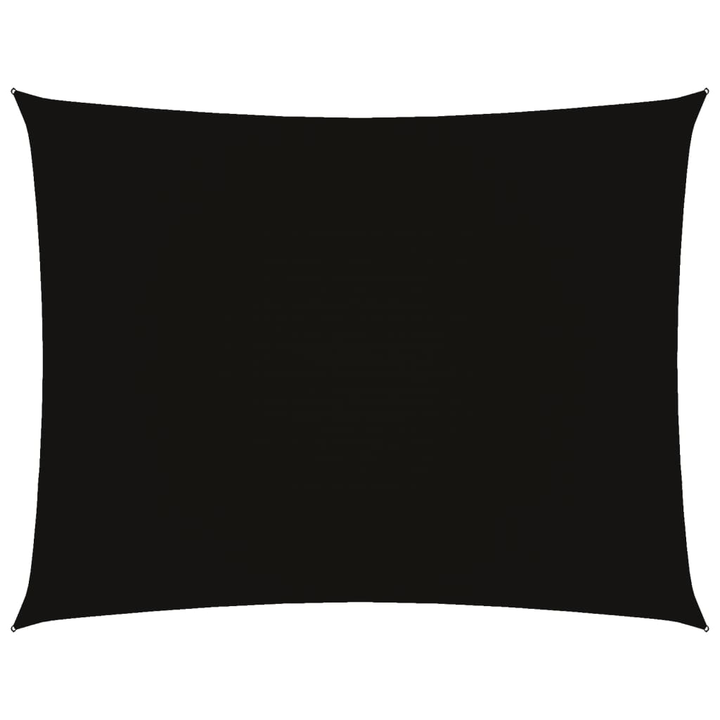 Sunshade Sail Oxford Fabric Rectangular 3x4.5 m Black