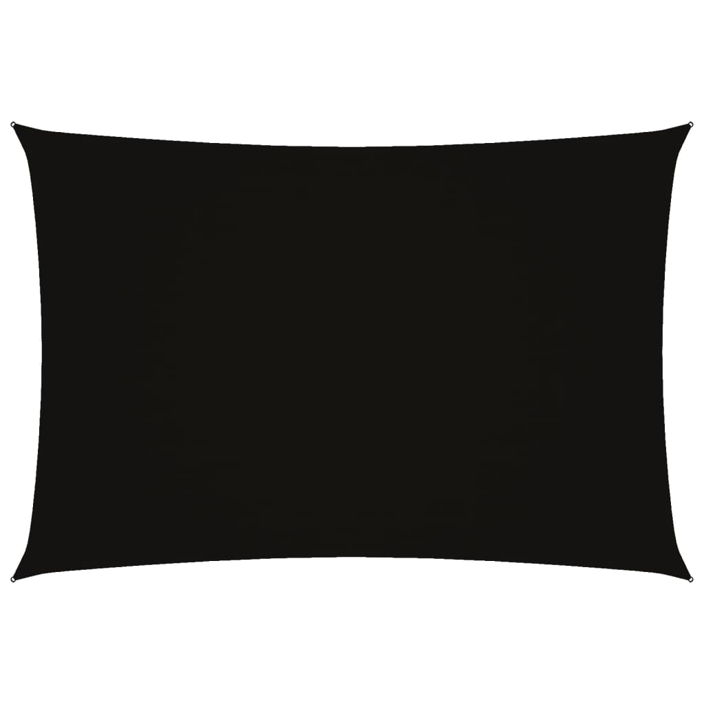 Sunshade Sail Oxford Fabric Rectangular 3x5 m Black