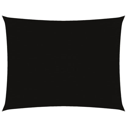 Sunshade Sail Oxford Fabric Rectangular 3x6 m Black