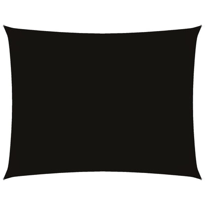 Sunshade Sail Oxford Fabric Rectangular 4x6 m Black