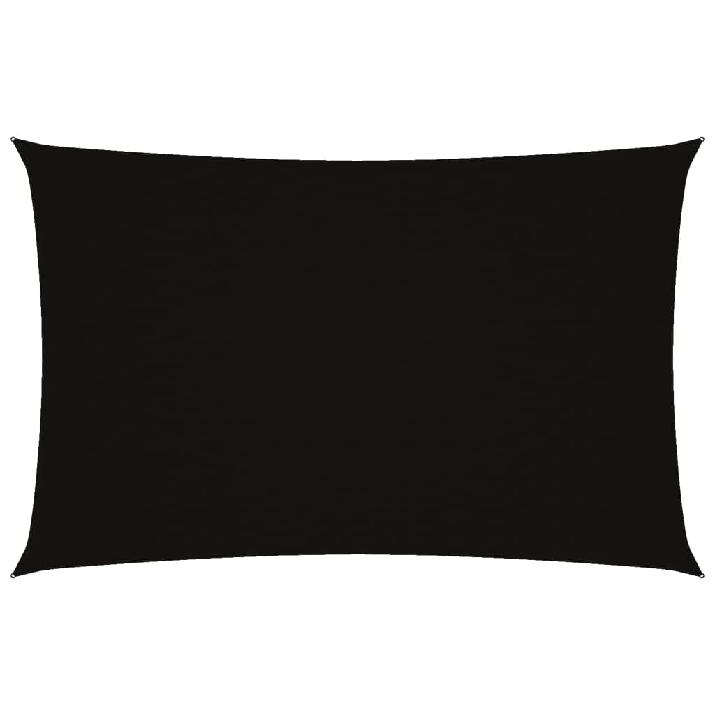 Sunshade Sail Oxford Fabric Rectangular 4x7 m Black