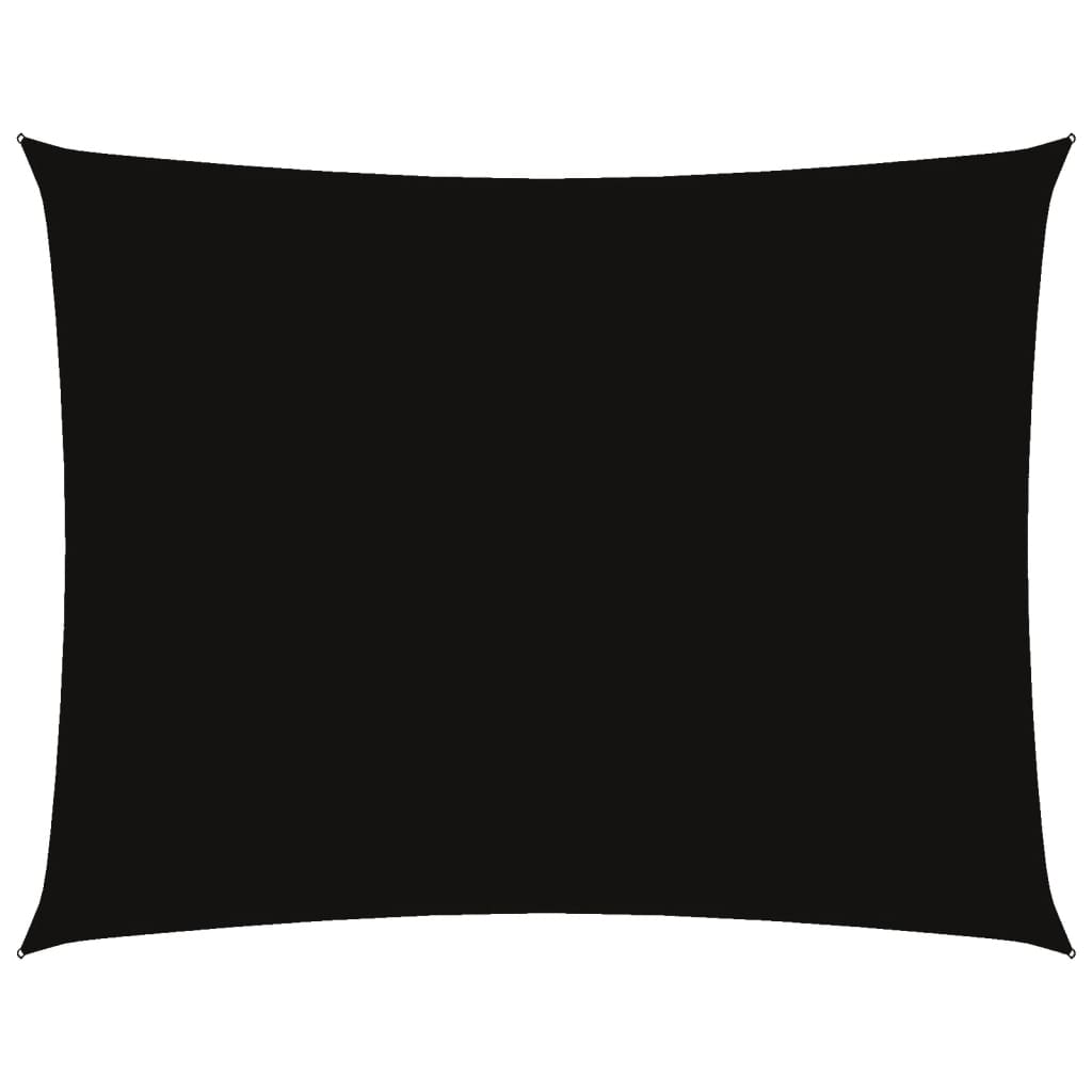 Sunshade Sail Oxford Fabric Rectangular 5x6 m Black