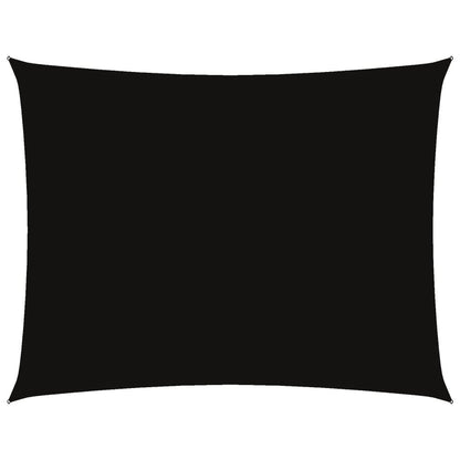 Sunshade Sail Oxford Fabric Rectangular 5x6 m Black