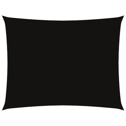 Sunshade Sail Oxford Fabric Rectangular 6x7 m Black