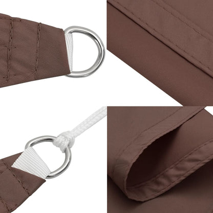 Sunshade Sail Oxford Fabric Square 2x2 m Brown