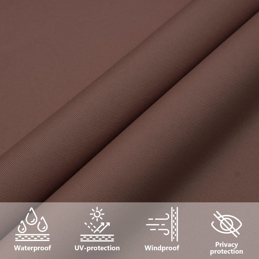 Sunshade Sail Oxford Fabric Square 2.5x2.5 m Brown