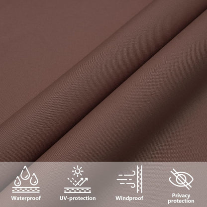 Sunshade Sail Oxford Fabric Square 2.5x2.5 m Brown