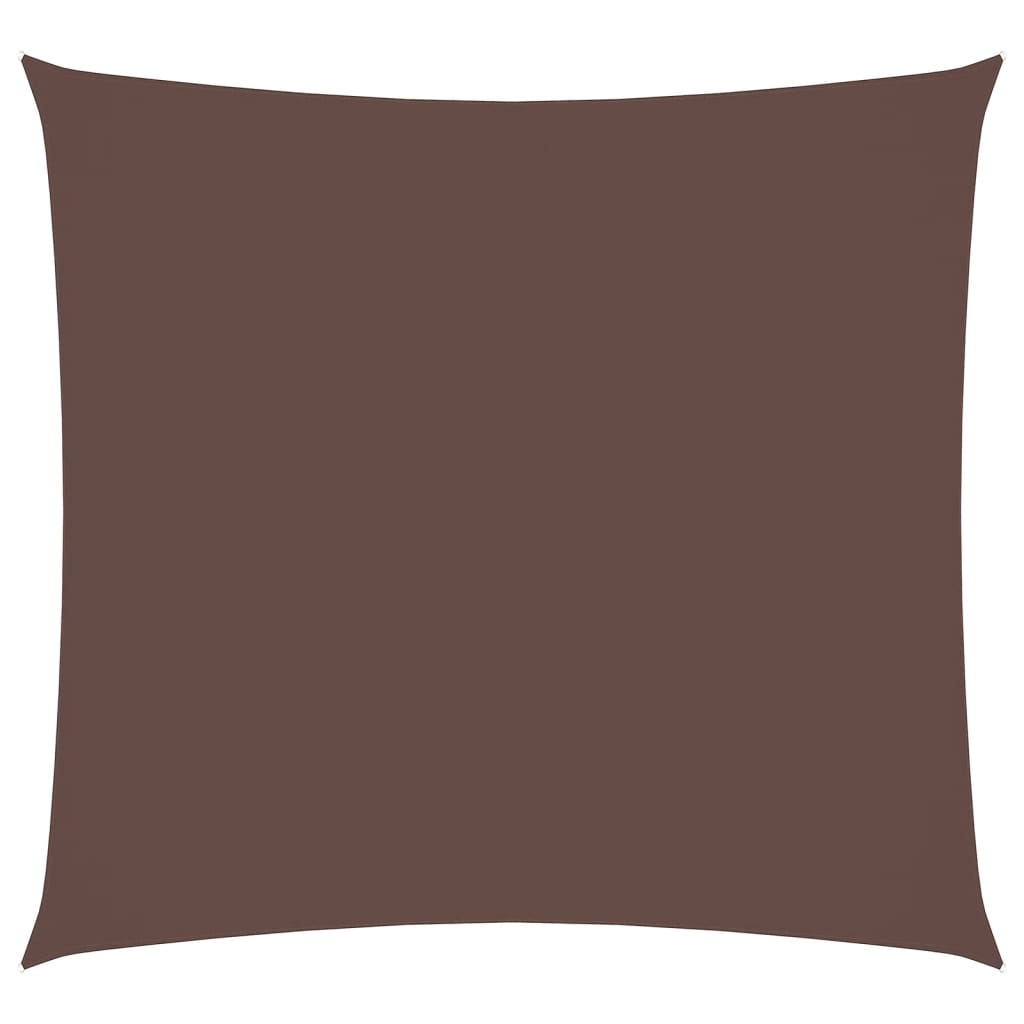 Sunshade Sail Oxford Fabric Square 3x3 m Brown