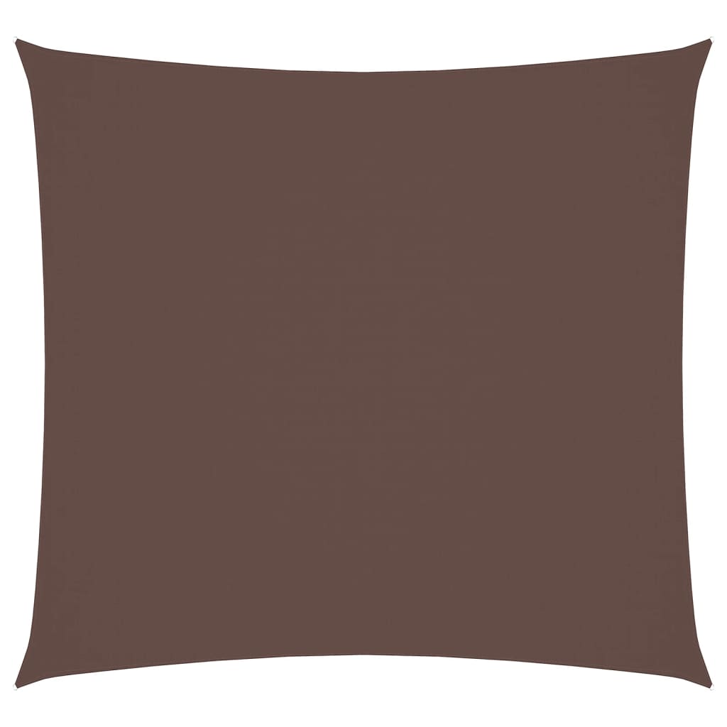 Sunshade Sail Oxford Fabric Square 3.6x3.6 m Brown