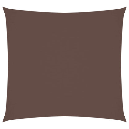 Sunshade Sail Oxford Fabric Square 3.6x3.6 m Brown