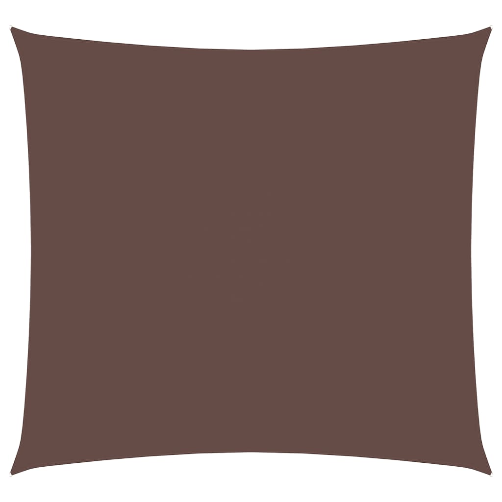 Sunshade Sail Oxford Fabric Square 4x4 m Brown