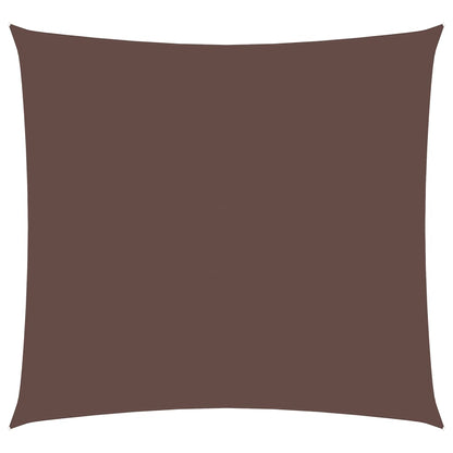 Sunshade Sail Oxford Fabric Square 4x4 m Brown