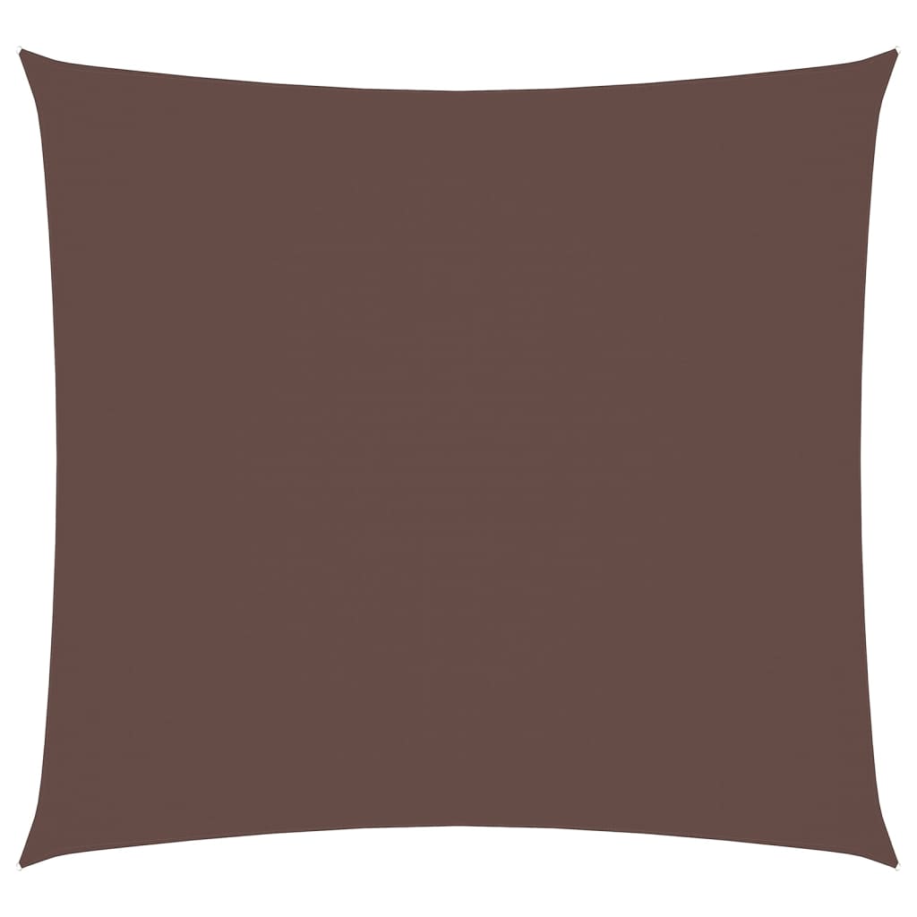 Sunshade Sail Oxford Fabric Square 5x5 m Brown