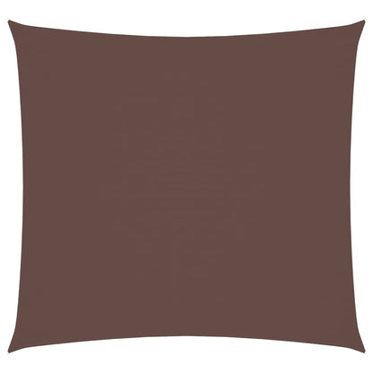 Sunshade Sail Oxford Fabric Square 5x5 m Brown