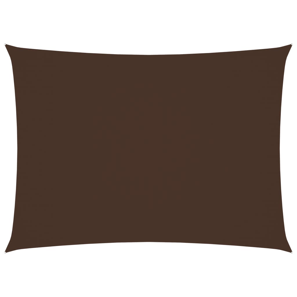 Sunshade Sail Oxford Fabric Rectangular 2x3.5 m Brown