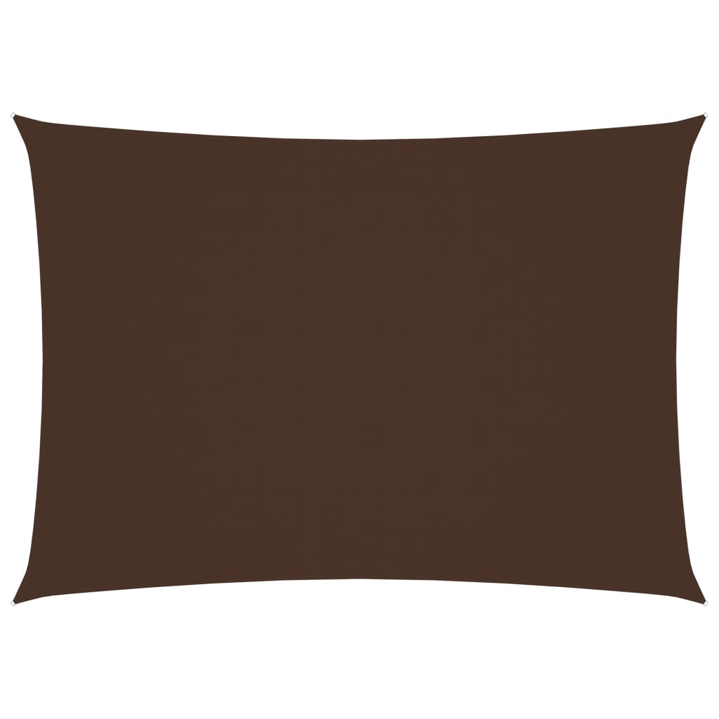 Sunshade Sail Oxford Fabric Rectangular 2x4 m Brown