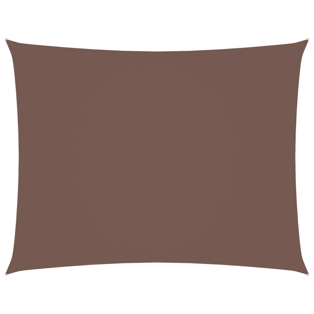 Sunshade Sail Oxford Fabric Rectangular 3x4.5 m Brown