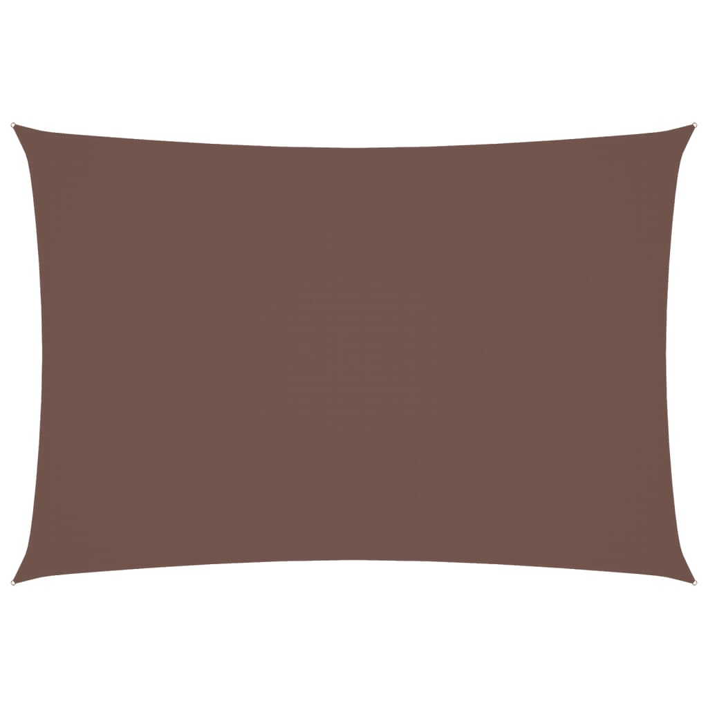 Sunshade Sail Oxford Fabric Rectangular 3x5 m Brown