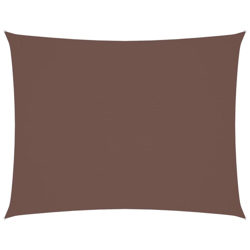 Sunshade Sail Oxford Fabric Rectangular 4x5 m Brown