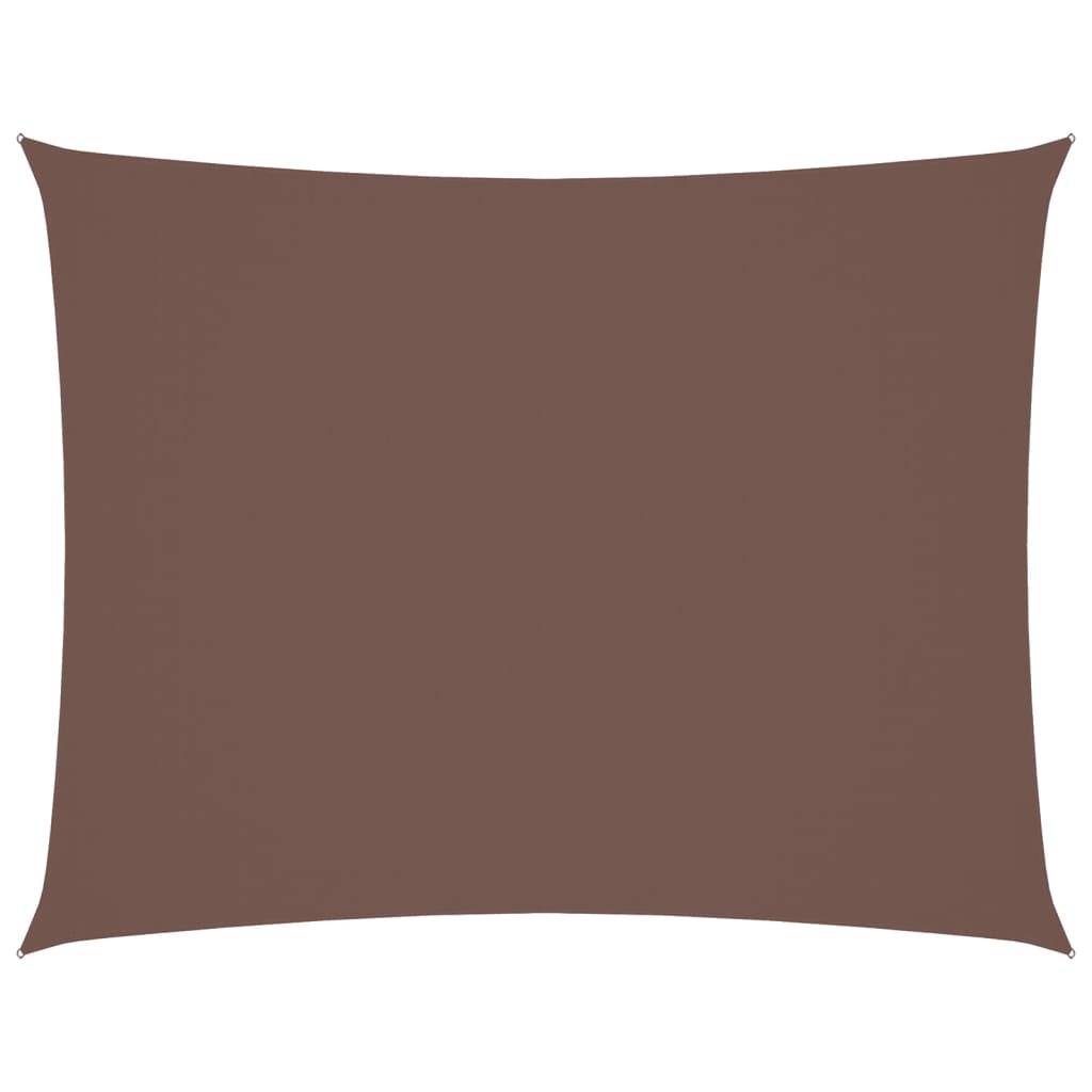 Sunshade Sail Oxford Fabric Rectangular 4x6 m Brown