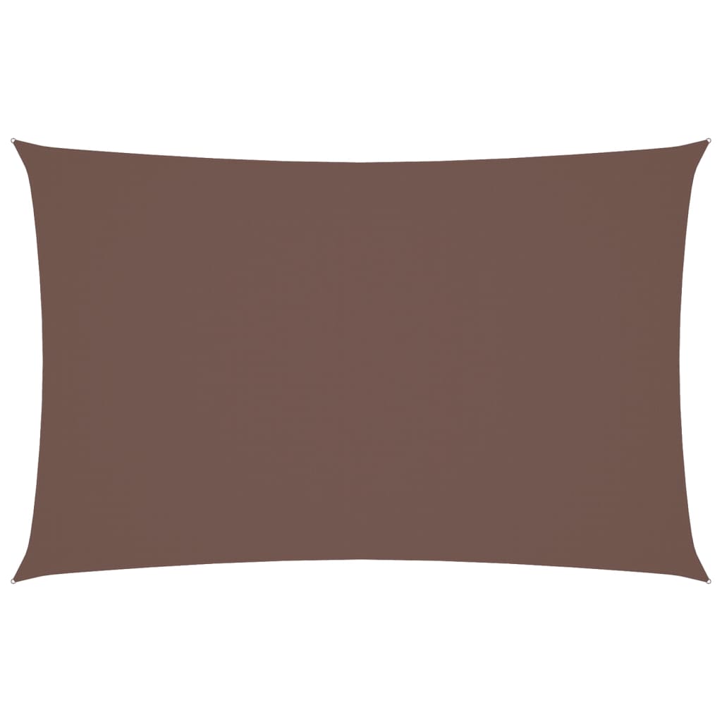 Sunshade Sail Oxford Fabric Rectangular 4x7 m Brown