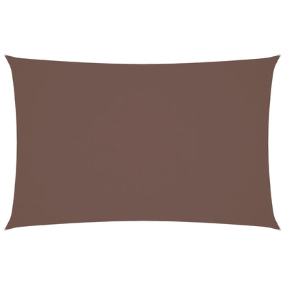 Sunshade Sail Oxford Fabric Rectangular 4x7 m Brown