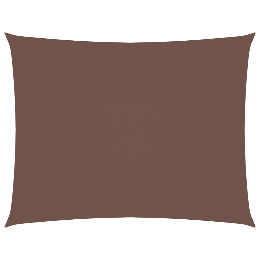 Sunshade Sail Oxford Fabric Rectangular 5x6 m Brown